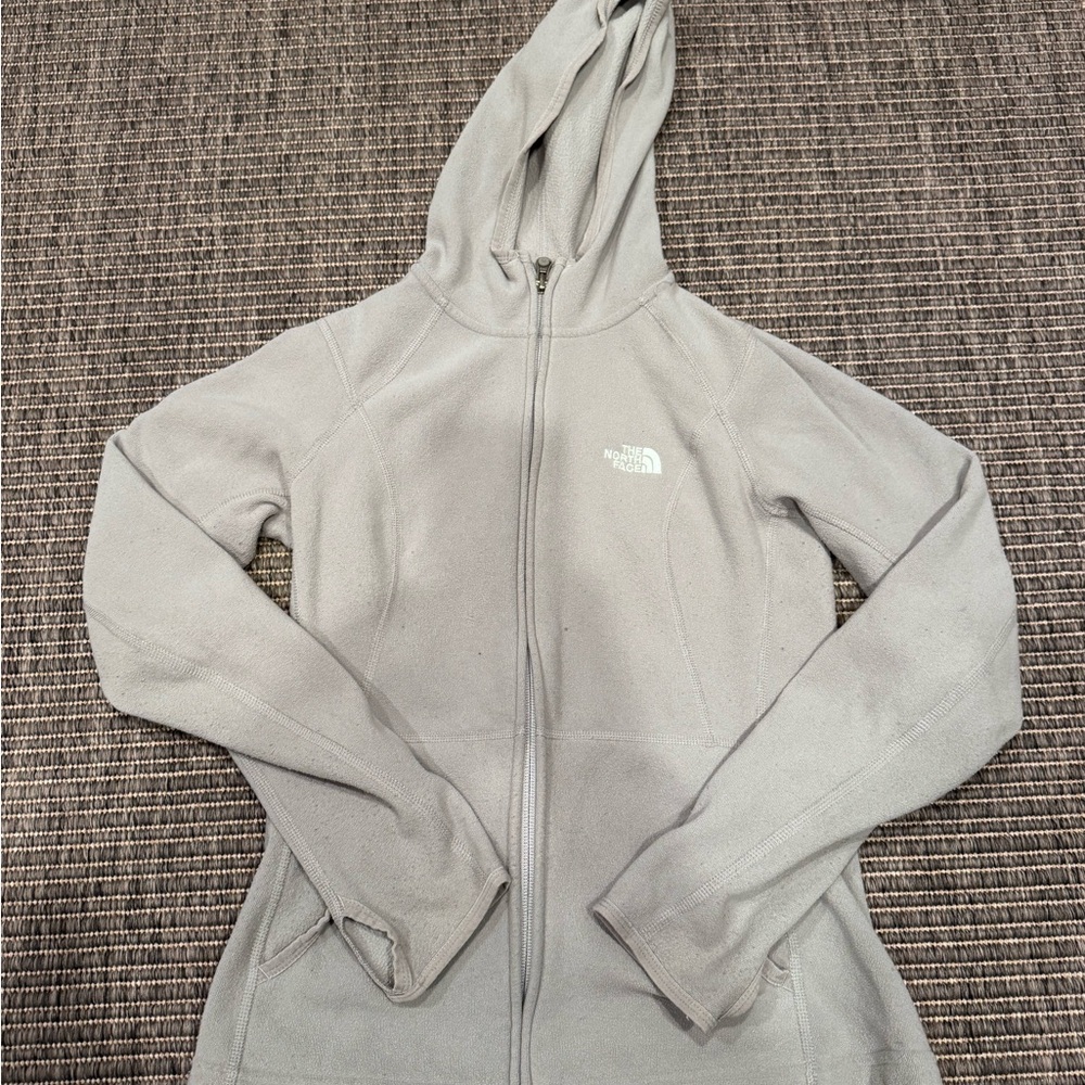 The North Face Women's Light Gray Hoodie